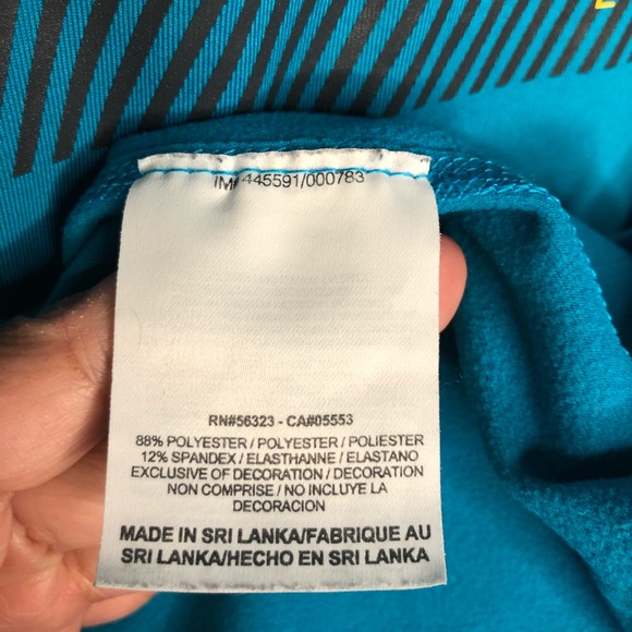 Nike Pro Combat Dri-Fit Livestrong Quarter Zip Teal Size XS - Picture 4 of 4